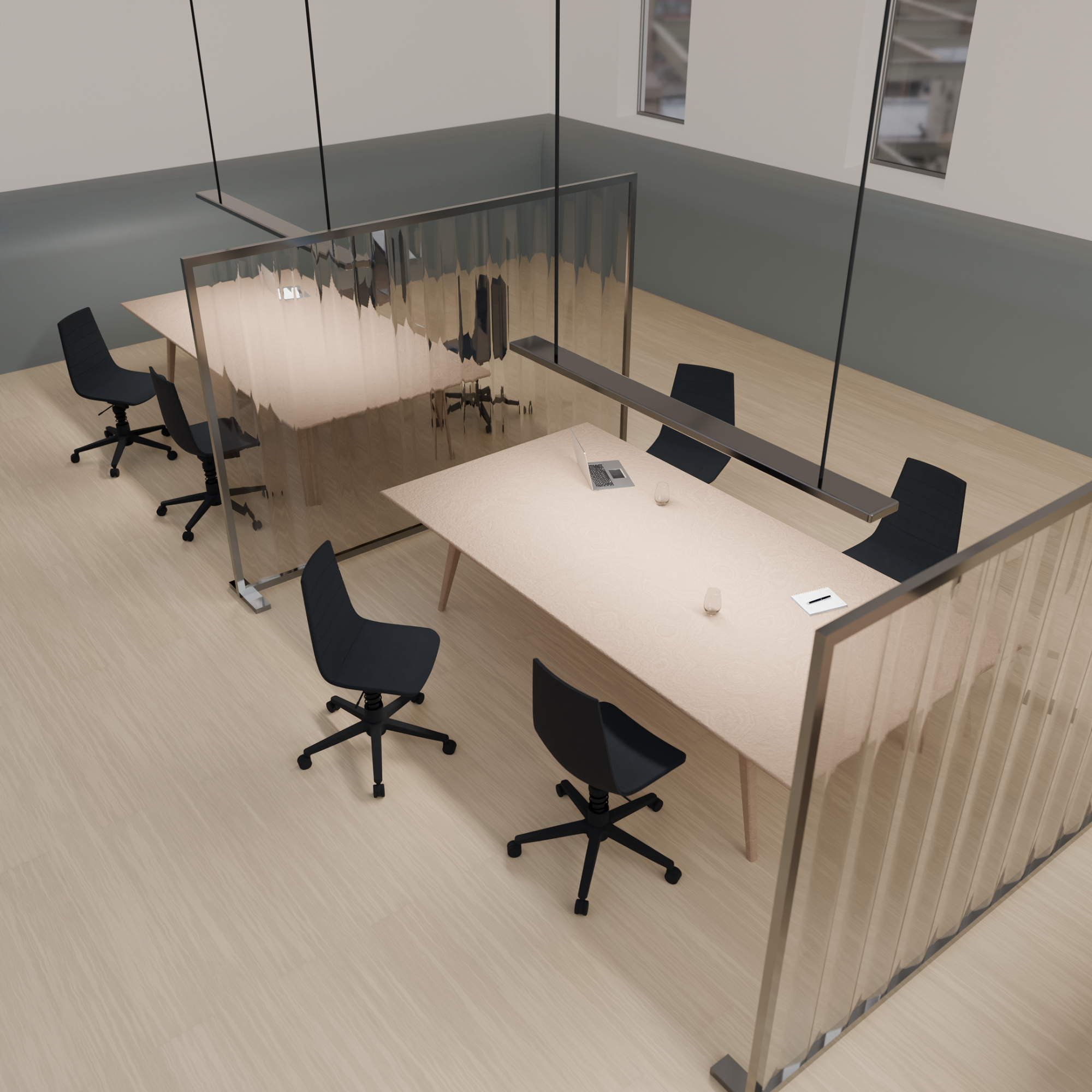 Linu Task Conference chaise de conférence avec pied à ressort Aeris  Linu Task Conference chaise de conférence avec pied à ressort Aeris