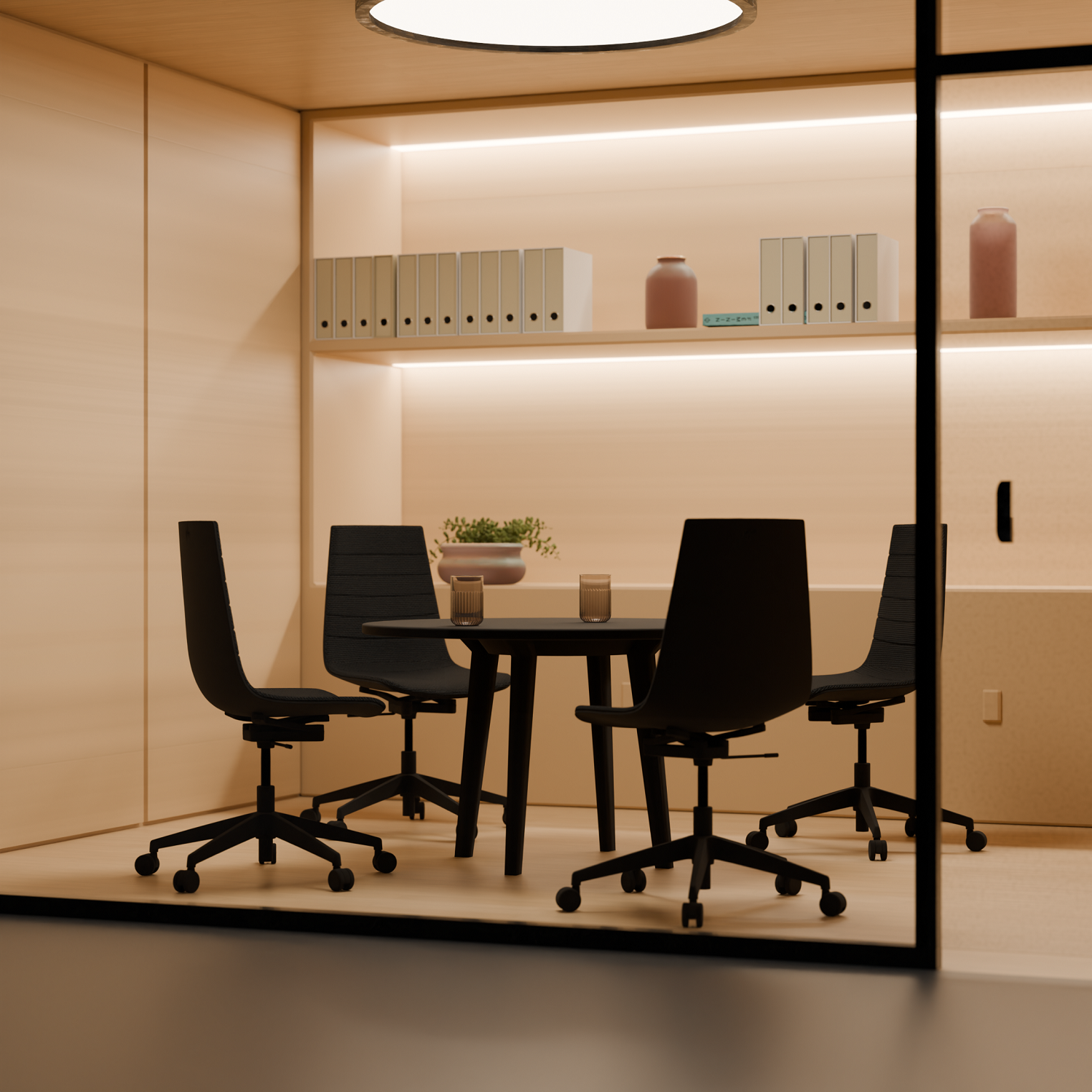 Linu Task Conference chaise de conférence avec colonne Aeris Linu Task Conference chaise de conférence avec colonne Aeris