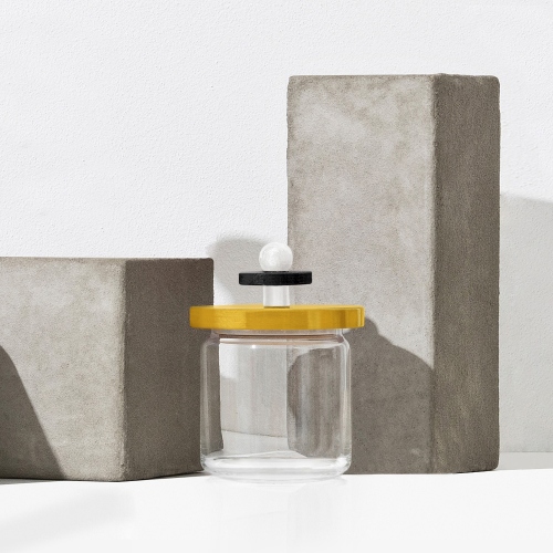 Pot de cuisine ES16/75 H 17 cm Alessi Jaune, noir et blanc OFFRE SPECIALE