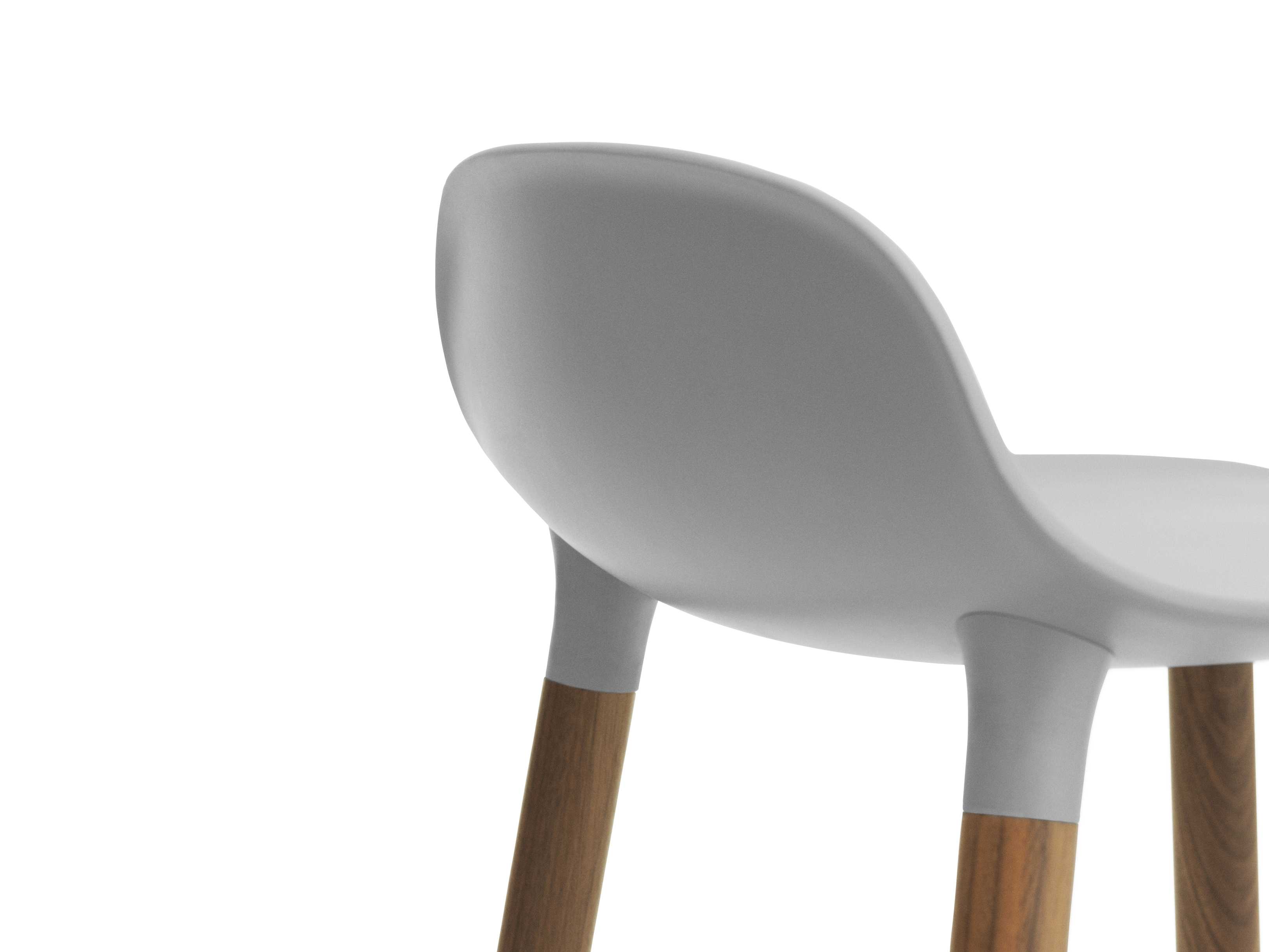 Form Barstool tabouret de bar H 65 cm Bois Normann Copenhagen