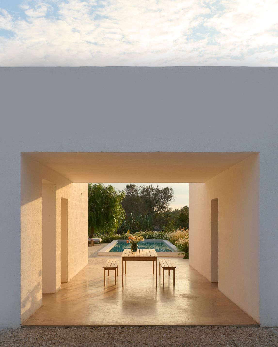 Assemble Bench Banc Teck Outdoor Muuto