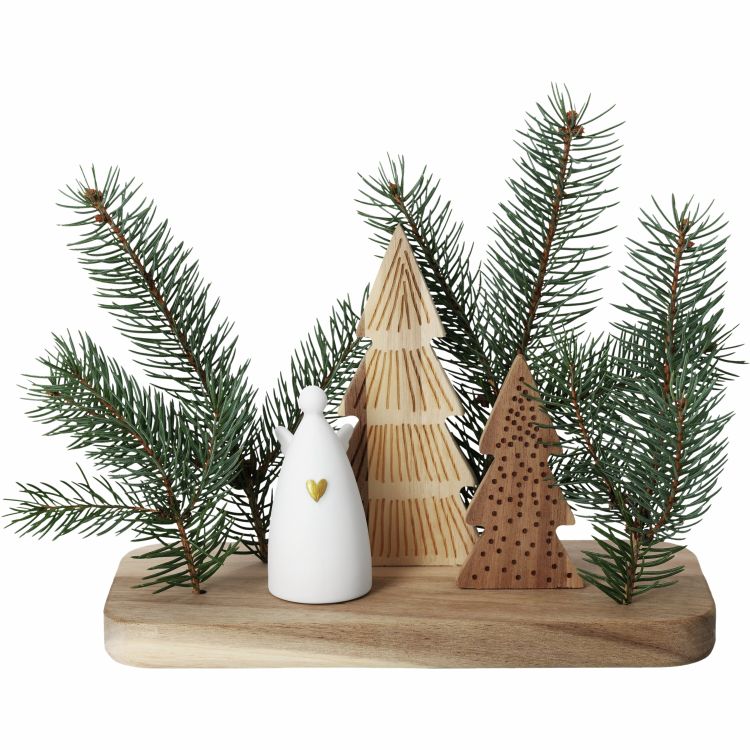 Scène de Noël, anges, roues