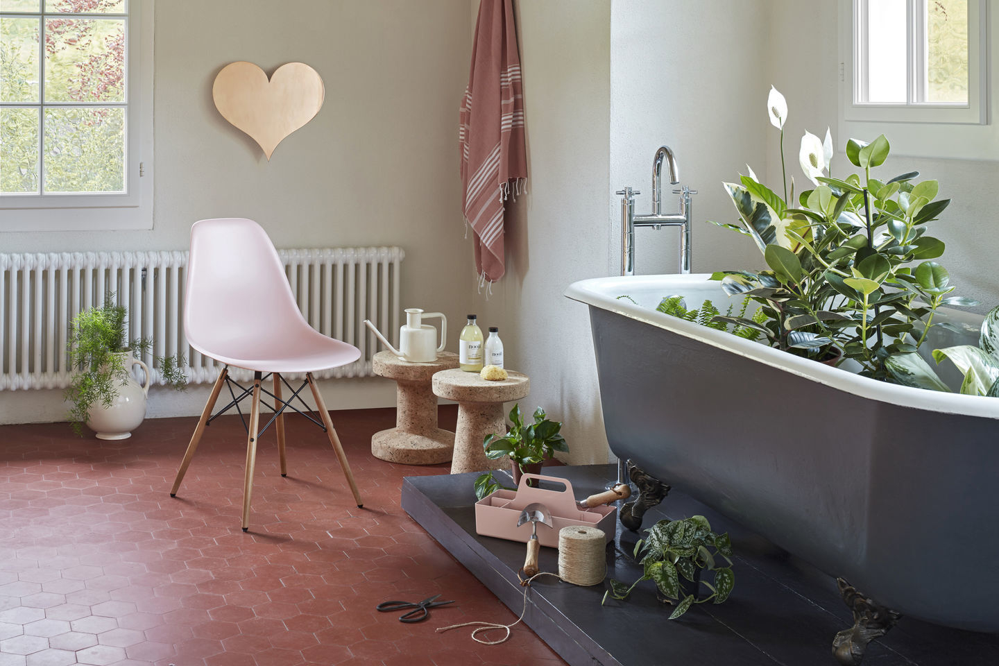 Eames Plastic Side Chair DSW chaise Vitra