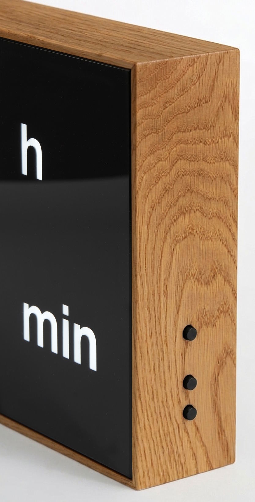 Horloge numérique LED / Horloge de table / Horloge murale / Horloge en chêne Albert Clock