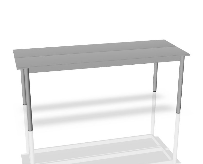 Linear Steel Table Outdoor Table 200x75 cm Gris Muuto OFFRE SPECIALE