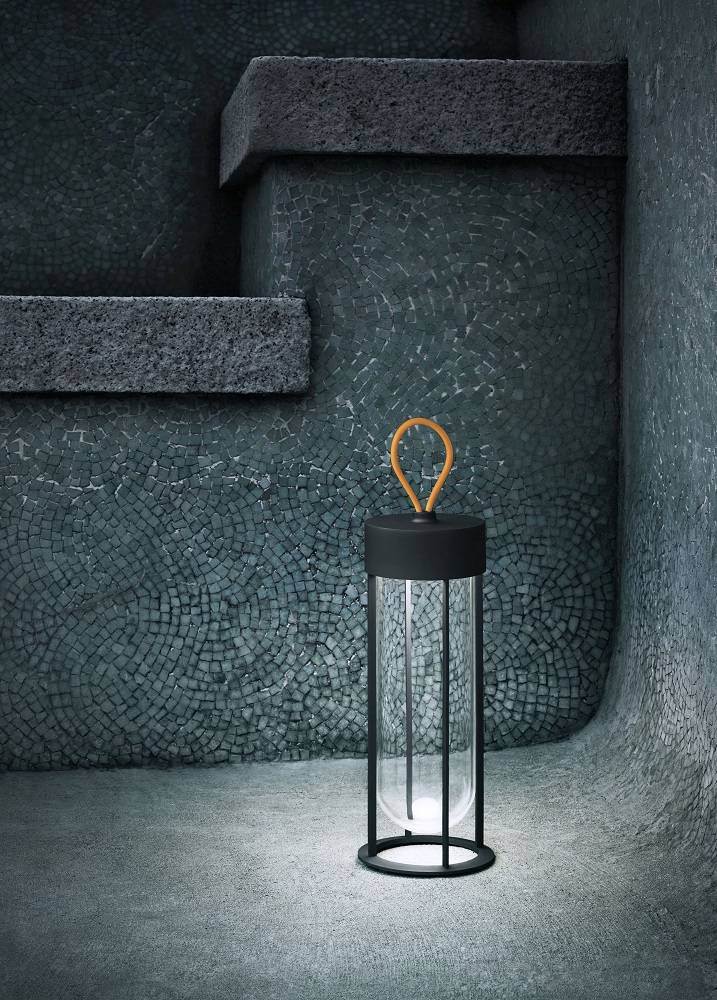 In Vitro Unplugged Battery Lampe / Lampe de table Flos Noir