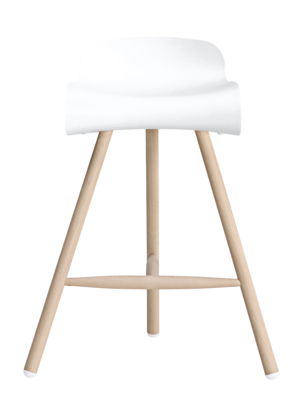 BCN Tabouret de bar avec structure en bois Kristalia