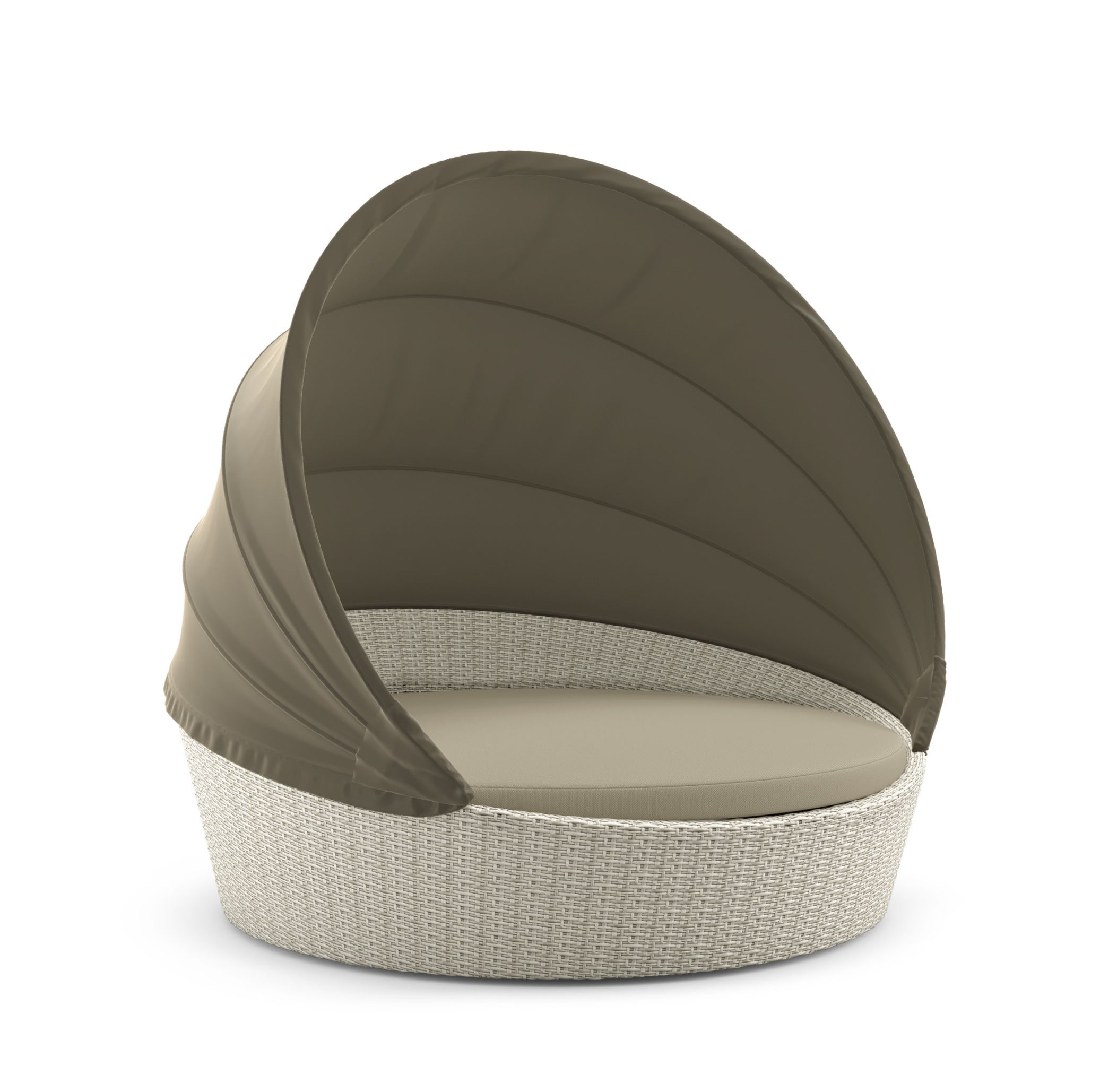 Orbit Ilot de canapés Accona capote Taupe incluse Dedon