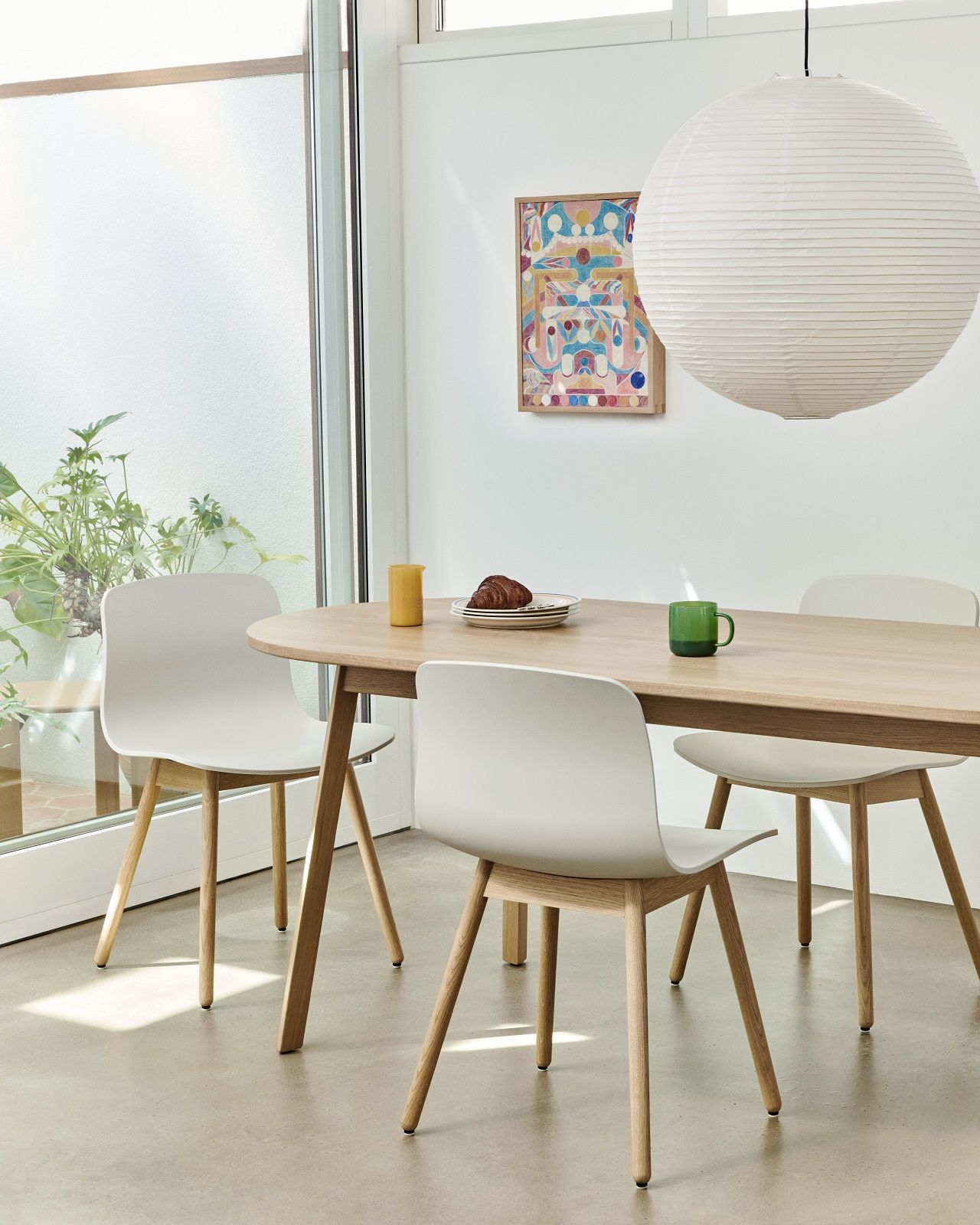 Triangle Leg Table Table à manger Hay Triangle Leg Table Table à manger Hay