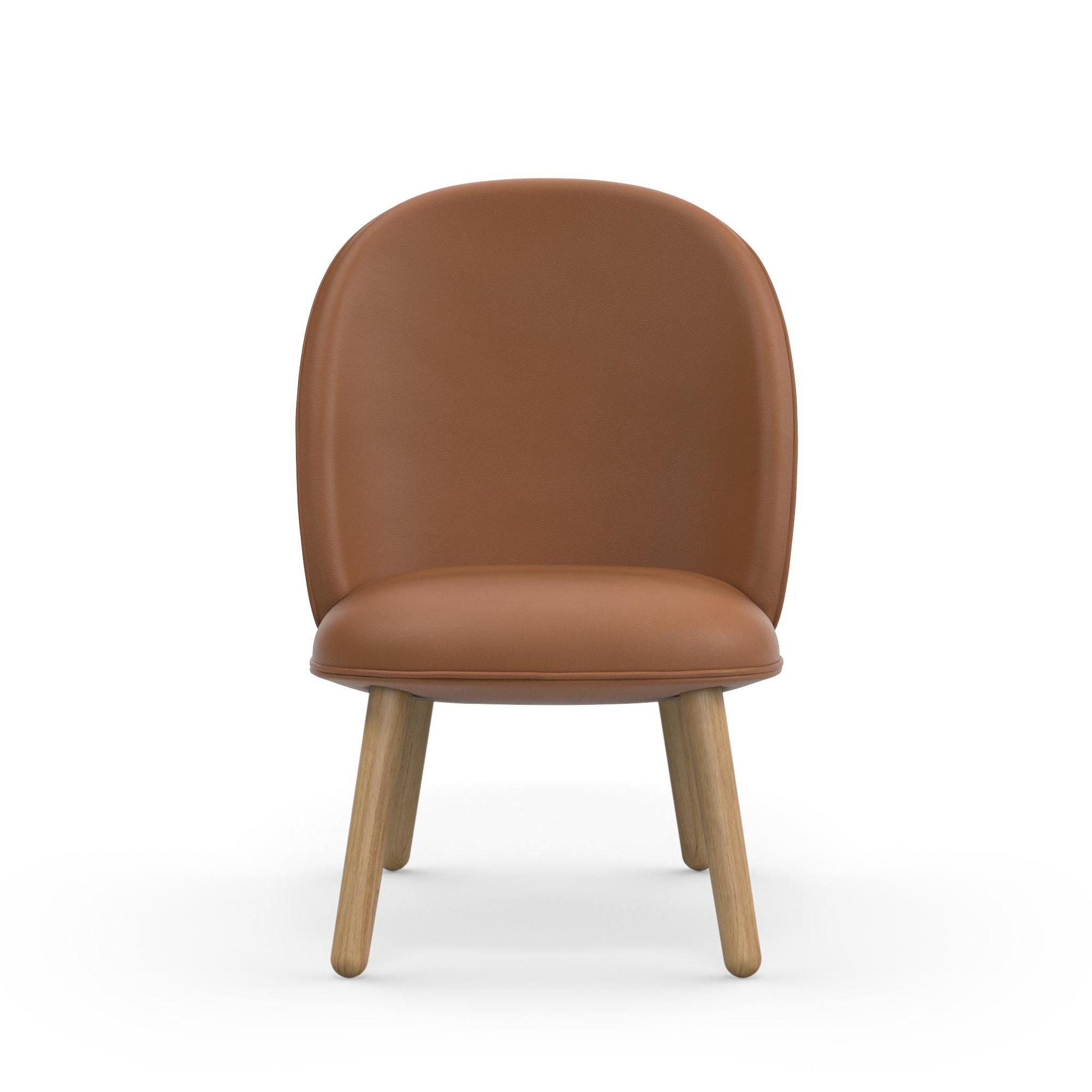 Chaise Ace Lounge chêne Normann Copenhagen Ultraleather