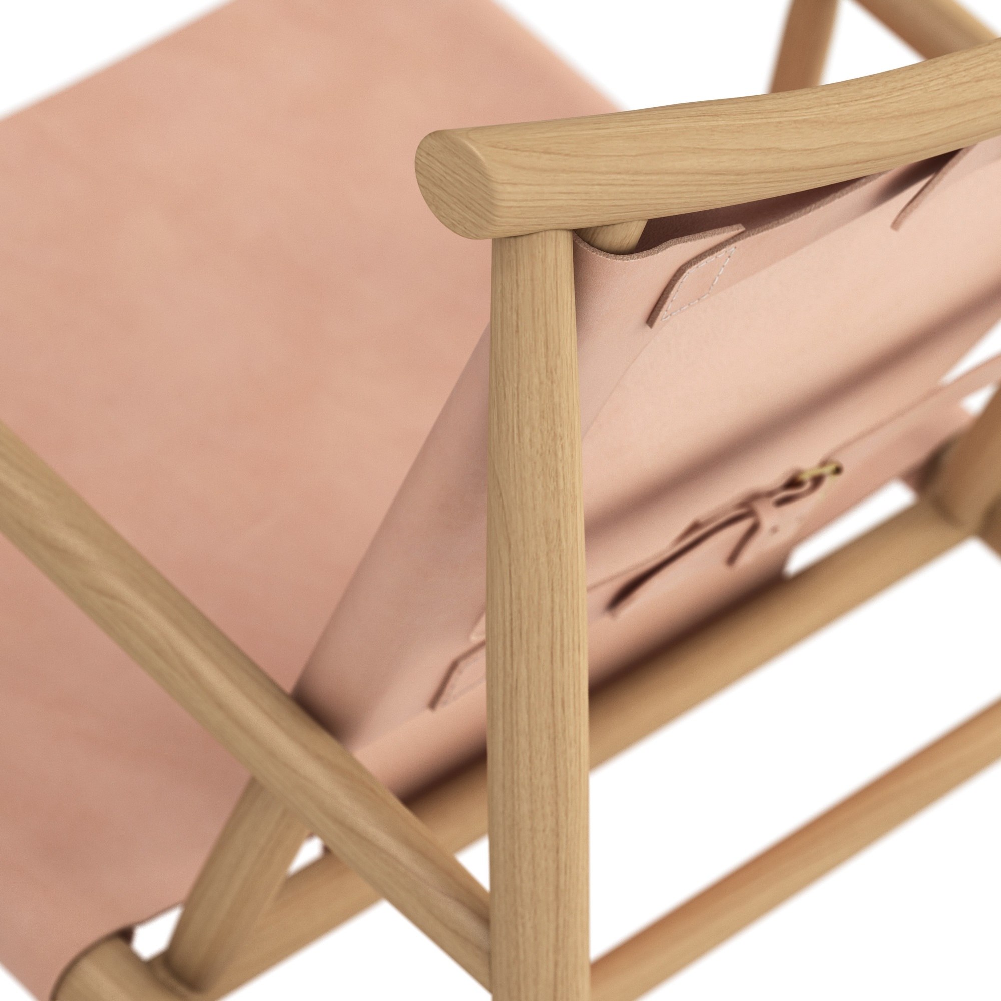 Samurai Chair Fauteuil Nor11 Harness Cuir Naturel