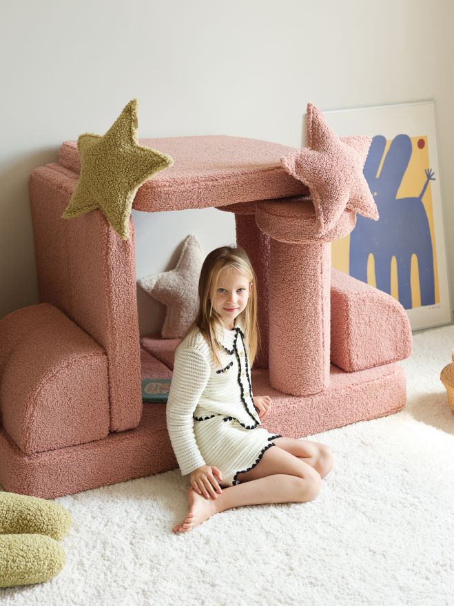 Coussin étoile pour enfants Wigiwama Goyave