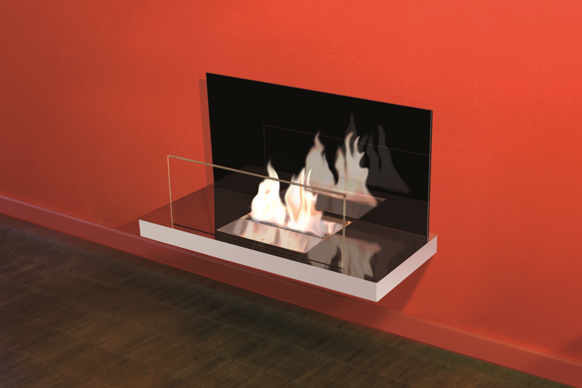 Wall Flame 2 Cheminée Éthanol Radius