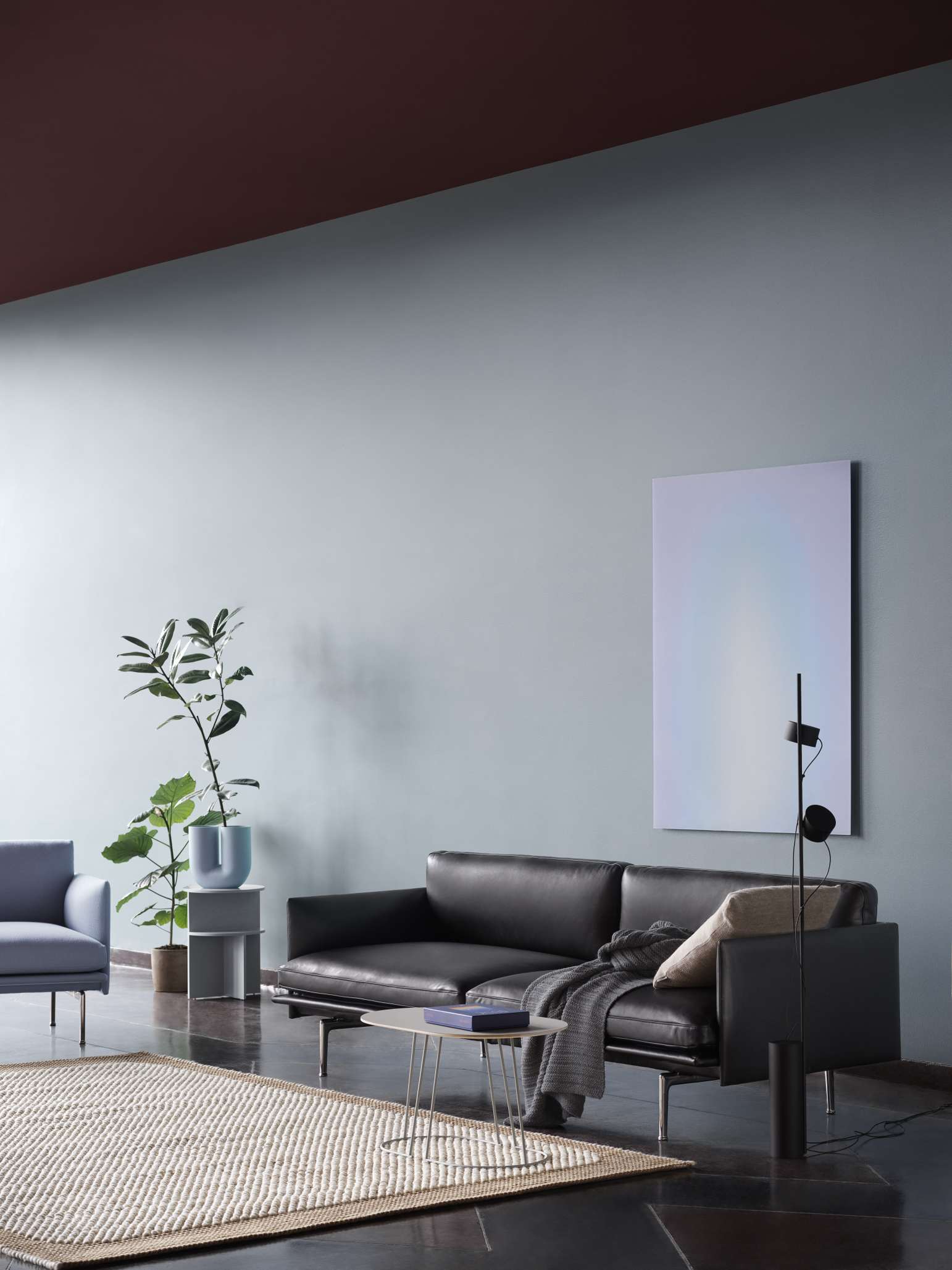Ample Throw Plafond   Gris foncé Muuto