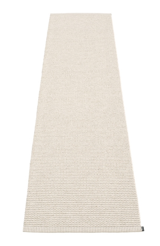 Beige Pappelina Teppich "Mono" aus Kunststoff, Größe 60x250 cm, für Innen- und Außenbereich.