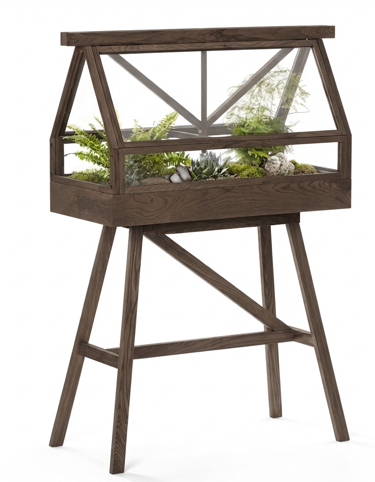 Serre Greenhouse Design House Stockholm frêne foncé