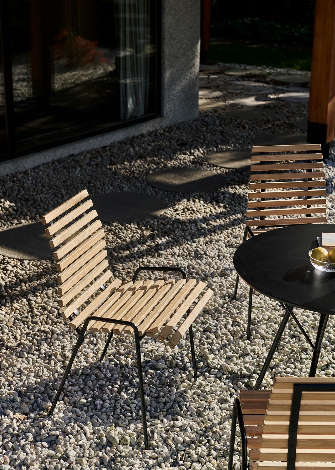 RFH Robin Day RD4 Outdoor Dining Chair Chaise de salle à manger AndTradition