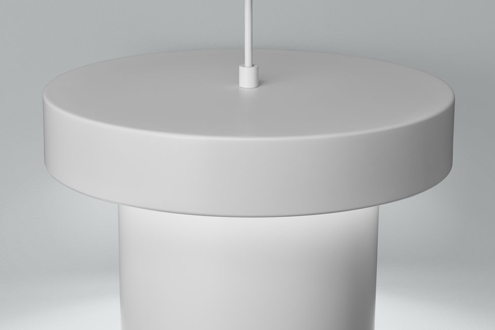 A201 Pendant light Lampe de suspendue Artek Blanc - Laiton
