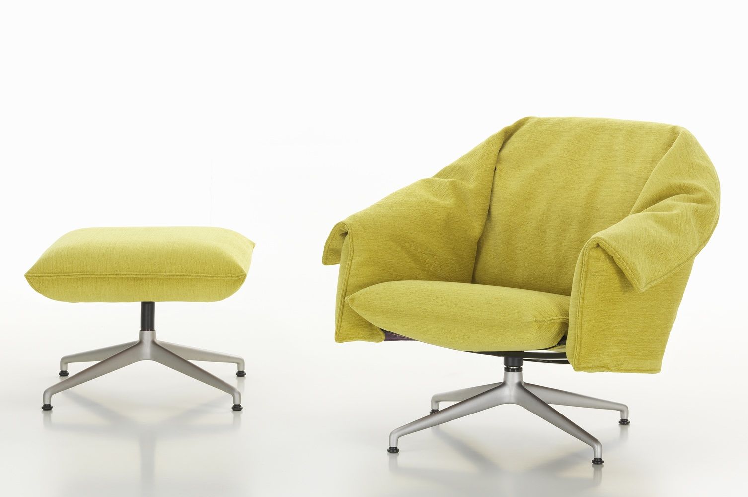 Bascule Fauteuil Lowback avec pouf Vitra