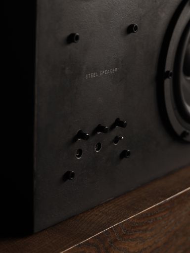 Haut-parleur en acier Transparent Haut-parleur en acier Transparent