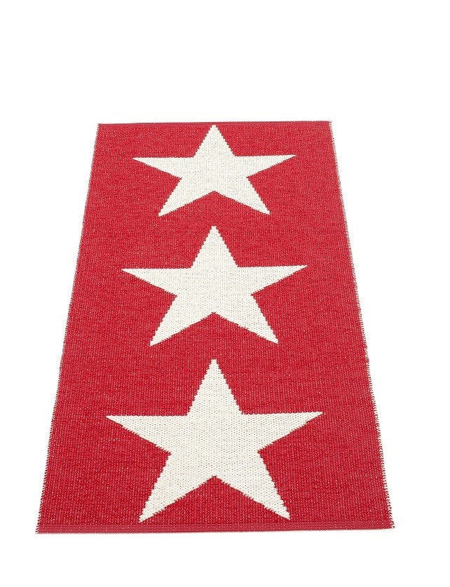 Viggo One Tapis synthétique 70x150 cm Pappelina Rouge
