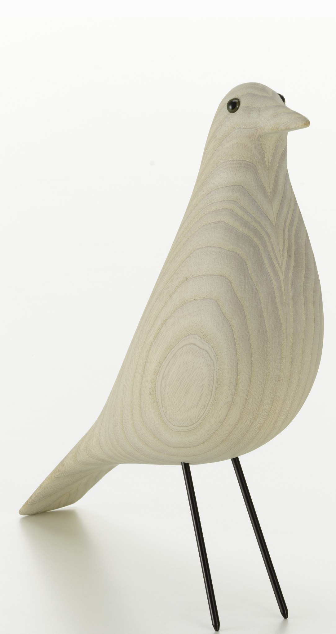 Eames House Bird sculpture frêne blanc huilé Vitra Nouvelle version