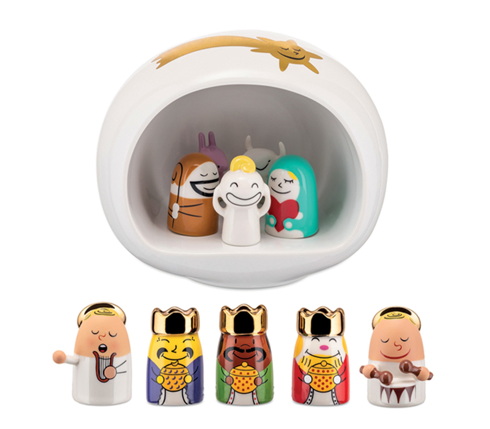 Presepe Group Crèche de Noël Porcelaine AMGI10 Alessi