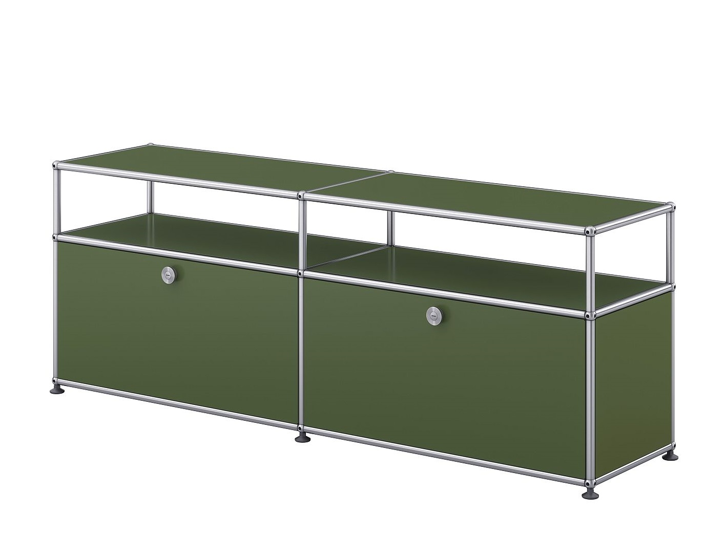 USM Haller buffet TV Hi-Fi mobilier – QUICK SHIP Vert olive