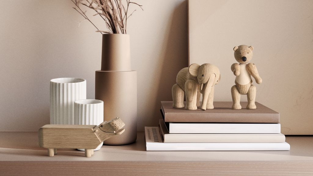 Set Liliput 3 pièces figure en bois Kay Bojesen