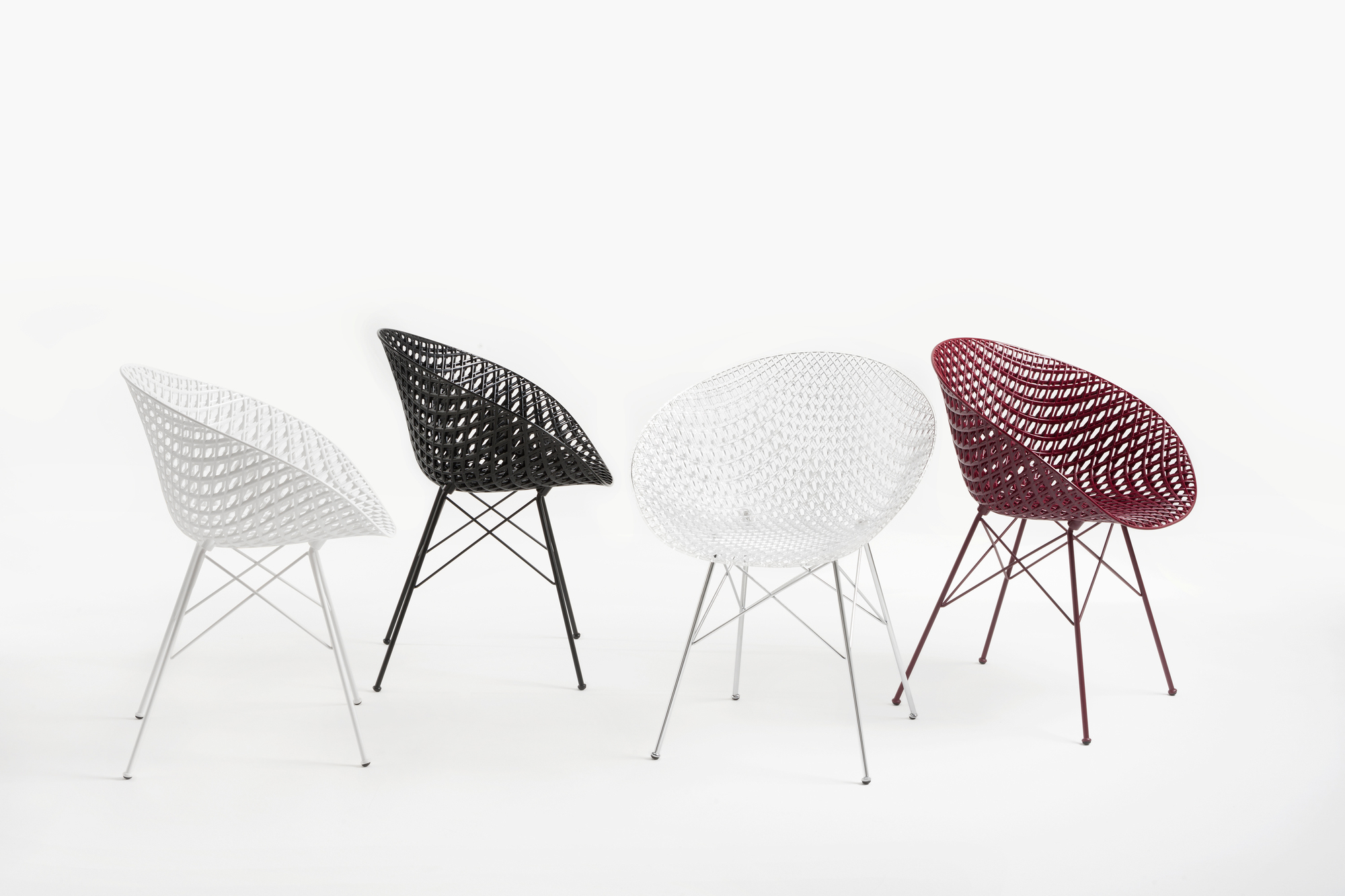 Smatrik Chaise d'extérieur Kartell blanc