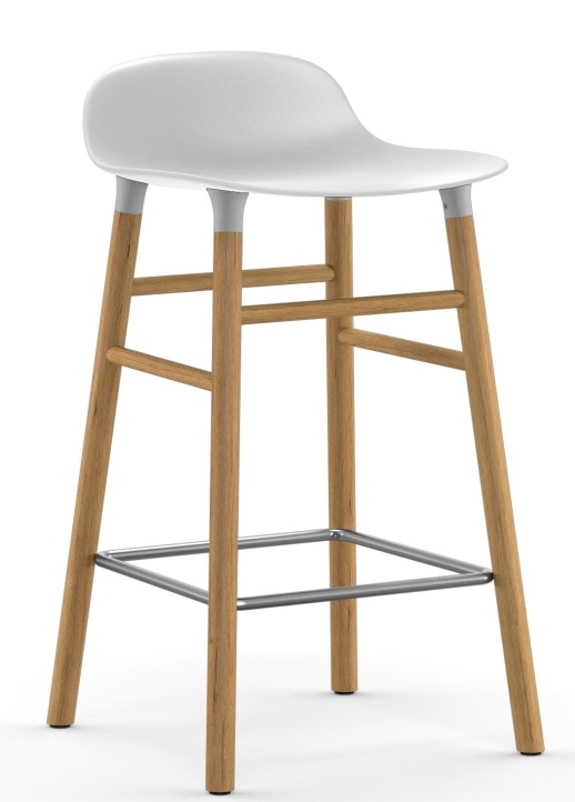 Form Barstool tabouret de bar H 65 cm Bois Normann Copenhagen