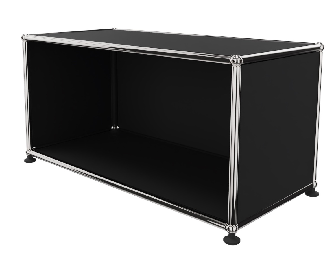 USM Haller Lowboard Ouvert Noir graphite - FAST DELIVERY