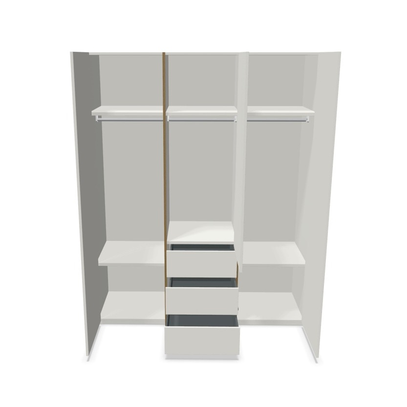 MODULAR PLUS Armoire combinée avec 3 tiroirs Müller Möbelwerkstätten