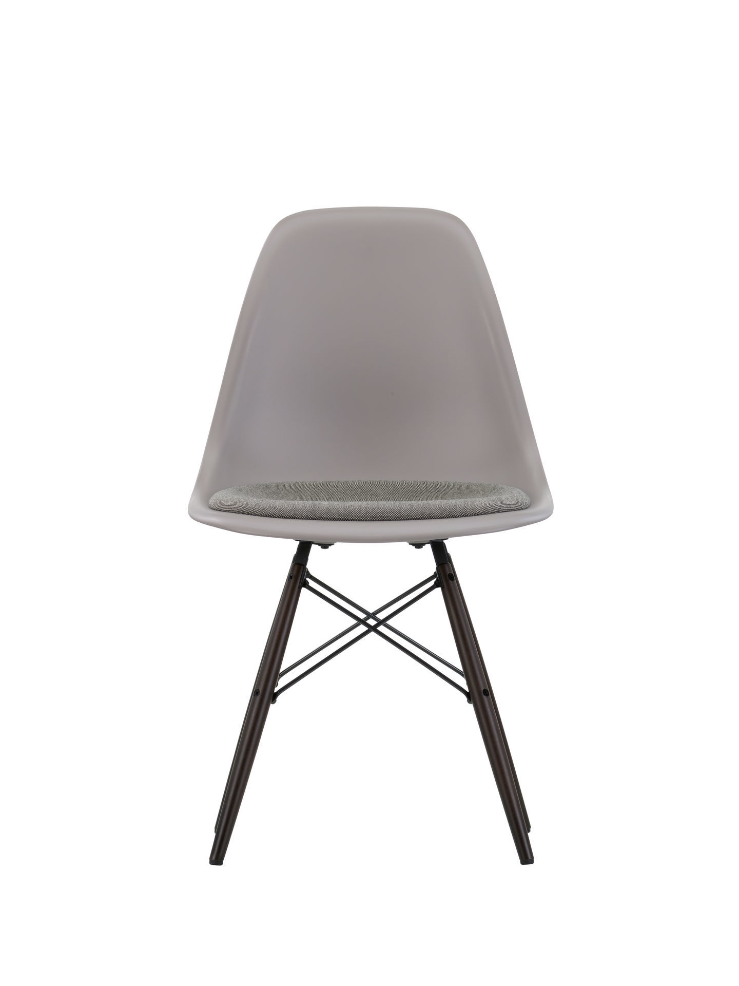 Eames Plastic Side Chair DSW chaise avec coussin d'assise Vitra