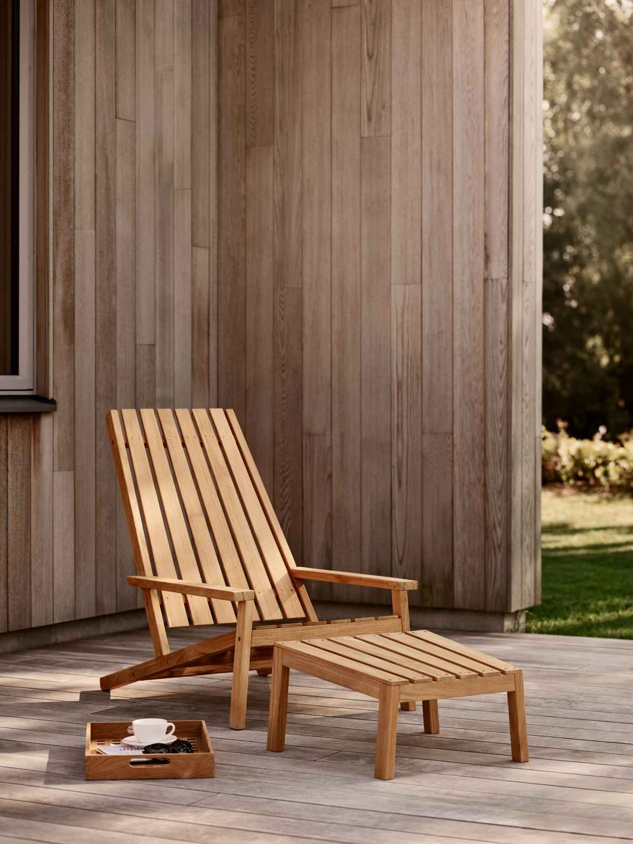 Between Lines Stool Tabouret d'Extérieur Skagerak by Fritz Hansen