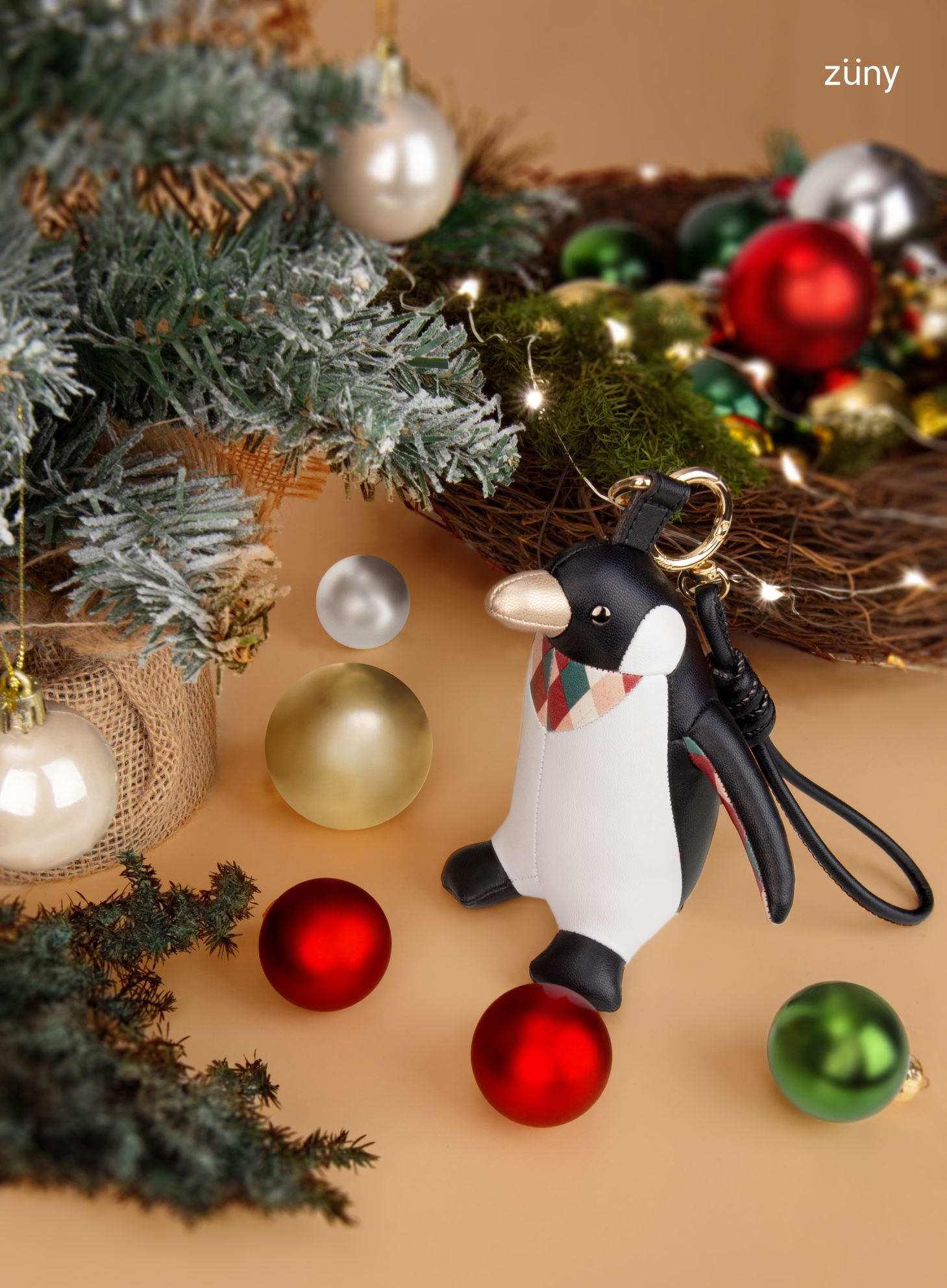 Bag Charm Pendentif de sac pingouin Züny