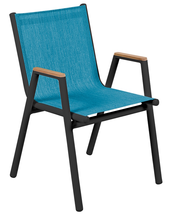 Pilotis fauteuil avec accoudoirs Batyline Extérieur Fermob