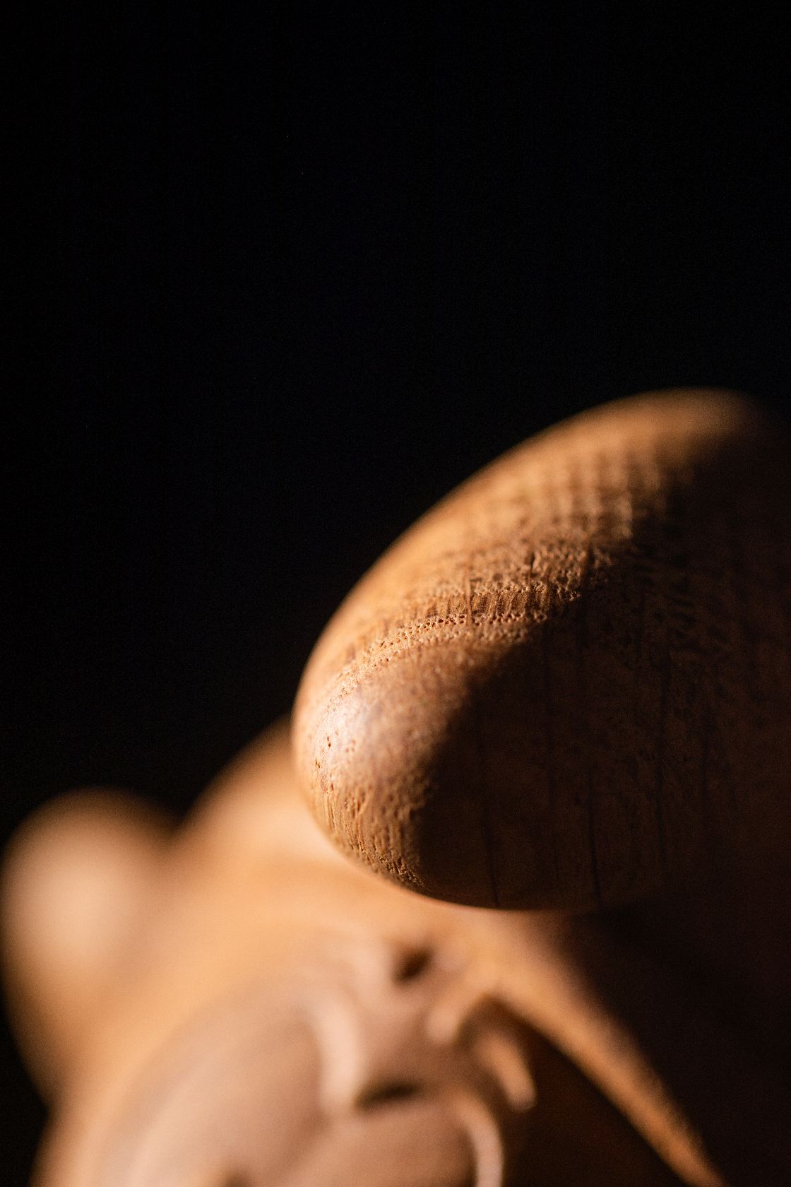 Petite figurine en bois Schtroumpf Boyhood