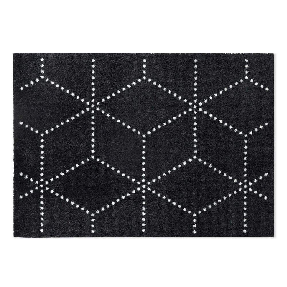 Paillasson Hagl Intérieur / Extérieur 60x85 cm / NOIR Heymat OFFRE SPECIALE