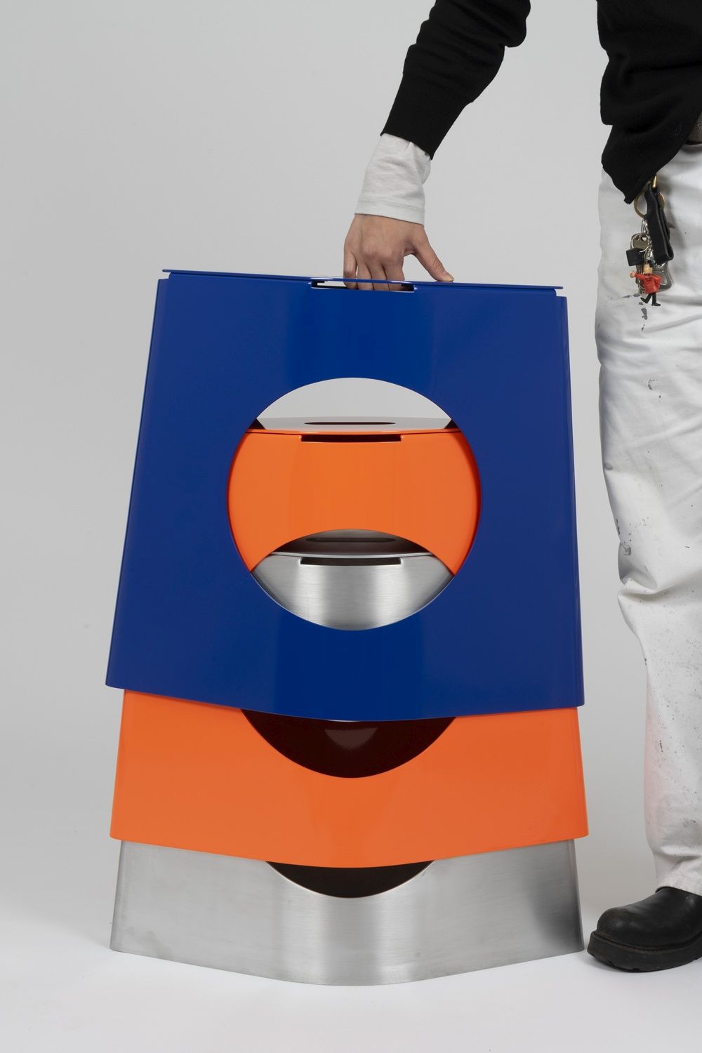 Prism Tabouret empilable / Table d'appoint Tecta