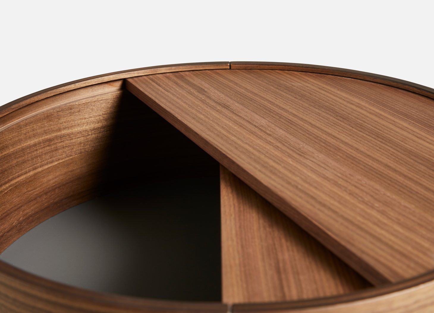 Arc Table d'appoint Noyer Ø 42 cm Woud