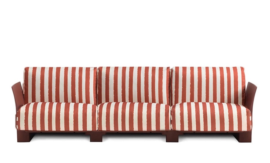 Pop Outdoor Canapé monobloc 3 places Kartell