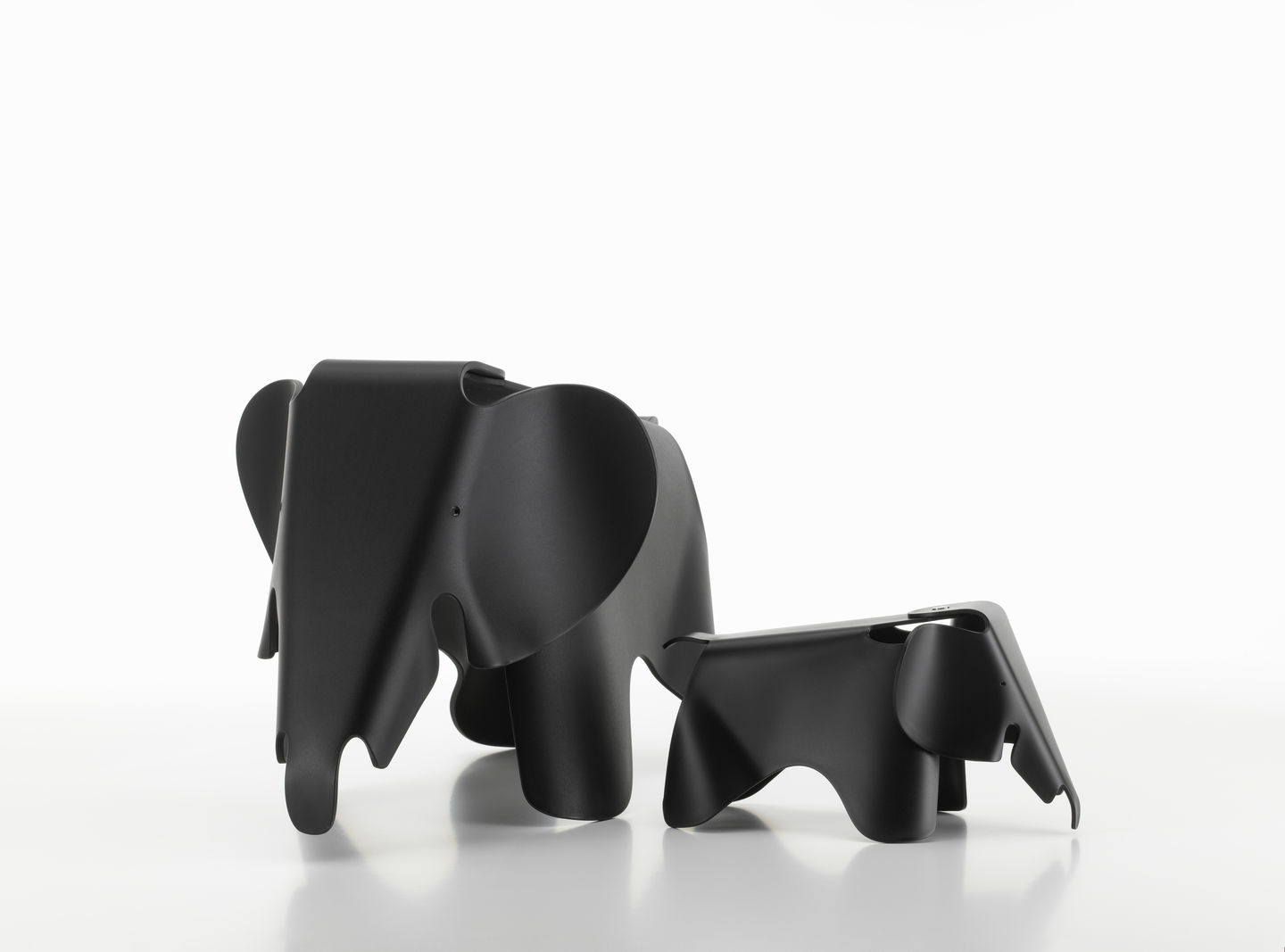 Eames Elephant tabouret RE Vitra noir profond