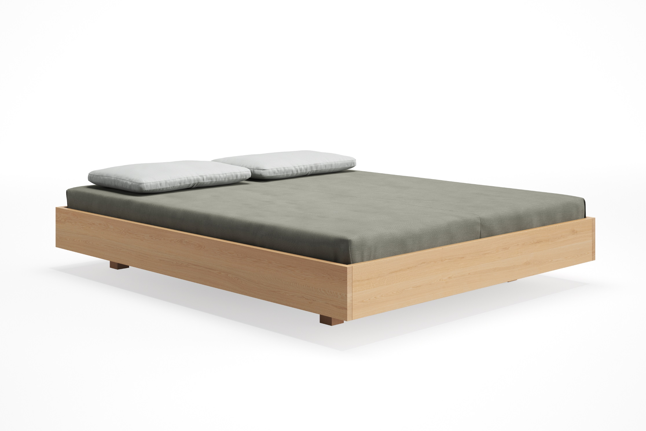 Simple 160 lits en bois chêne Zeitraum