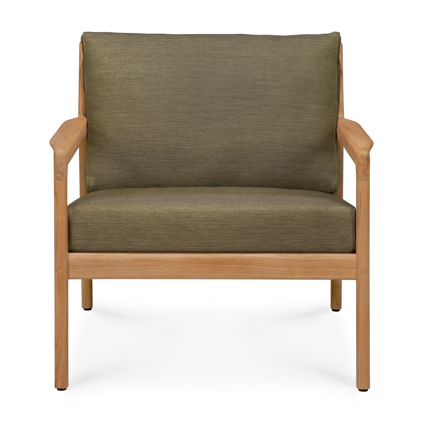 Fauteuil de jardin Jack Outdoor Lounge Chair en tissu vert teck Ethnicraft