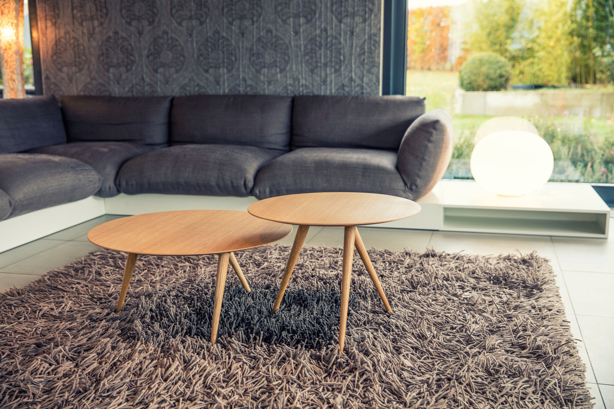 Turn low Table d'appoint chêne naturel Maigrau