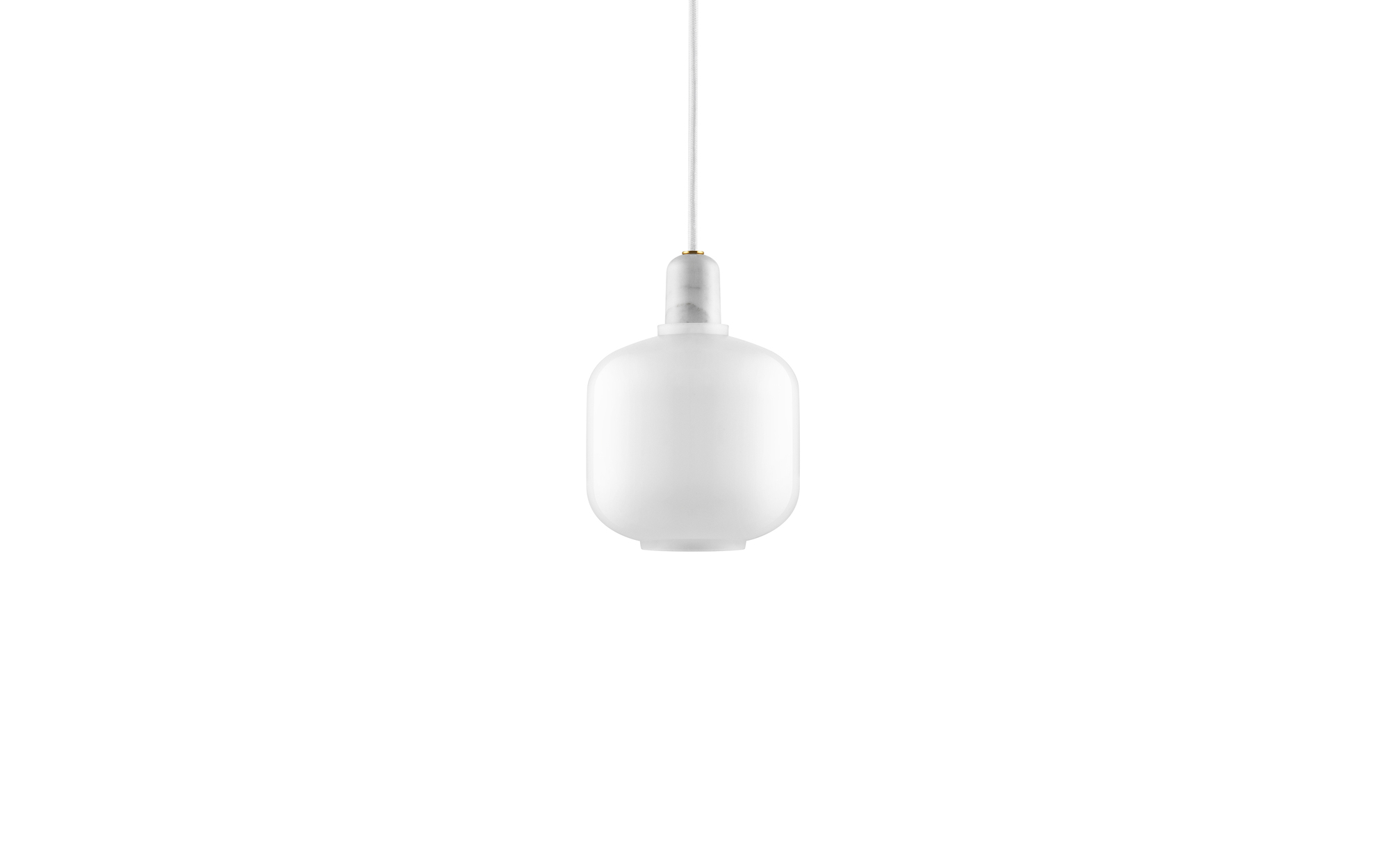 Amp Lamp Lampe de suspensione Normann Copenhagen Blanc/Blanc Ø 14 cm