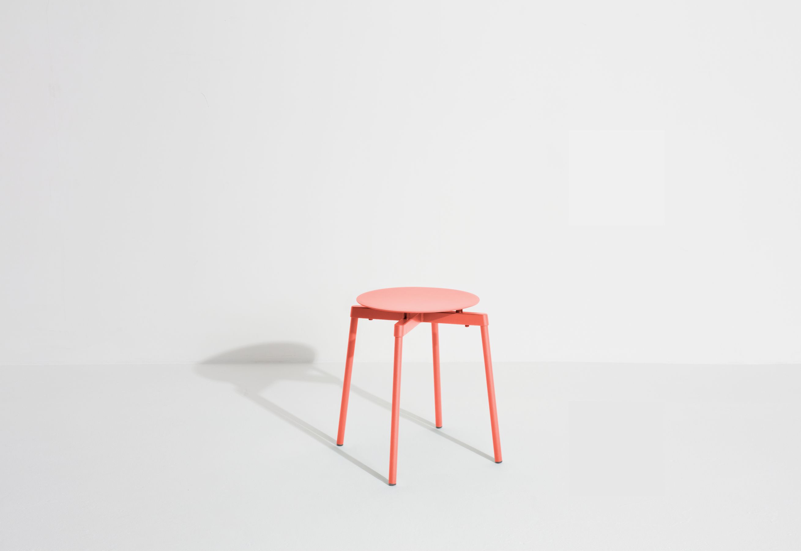 Fromme Stool Tabouret Petite Friture Corail