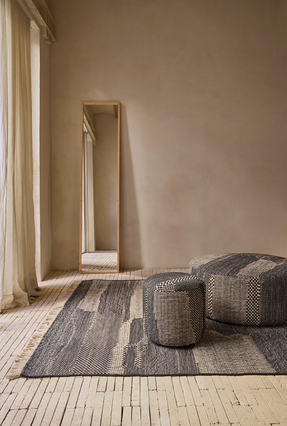Wabisabi Pouf Tabouret Nanimarquina