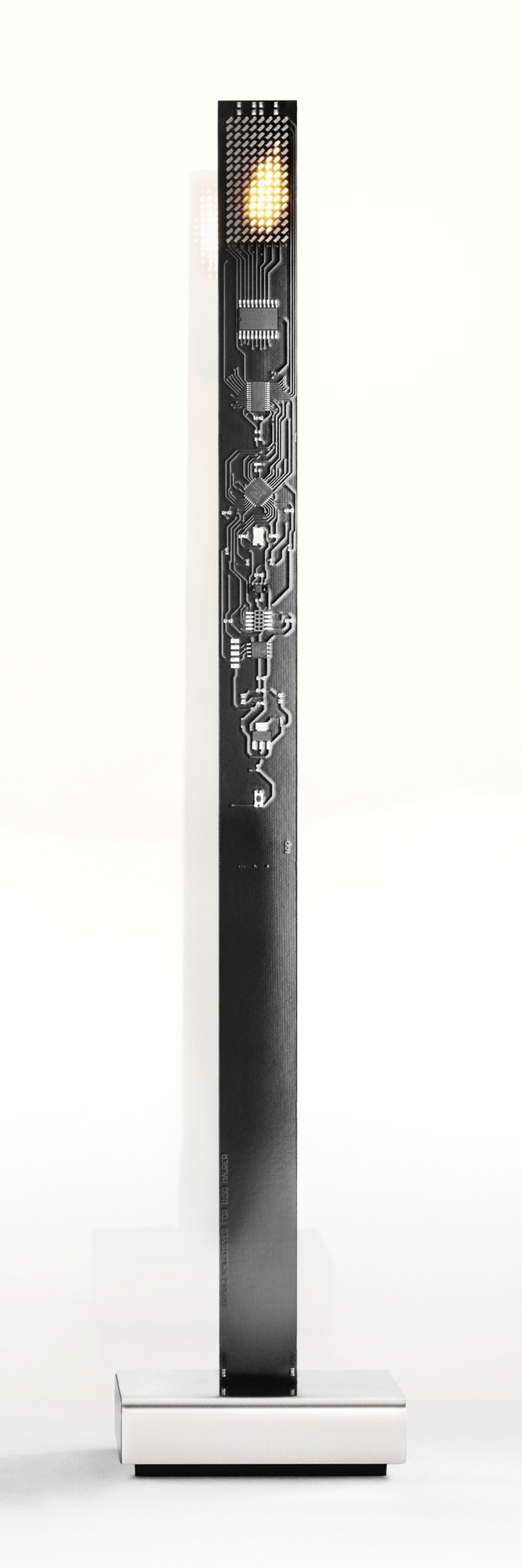 My New Flame USB lampe de table platine noir Ingo Maurer